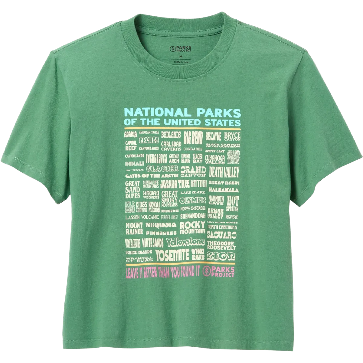 Women's National Parks Lineup Boxy Tee Effortless Look