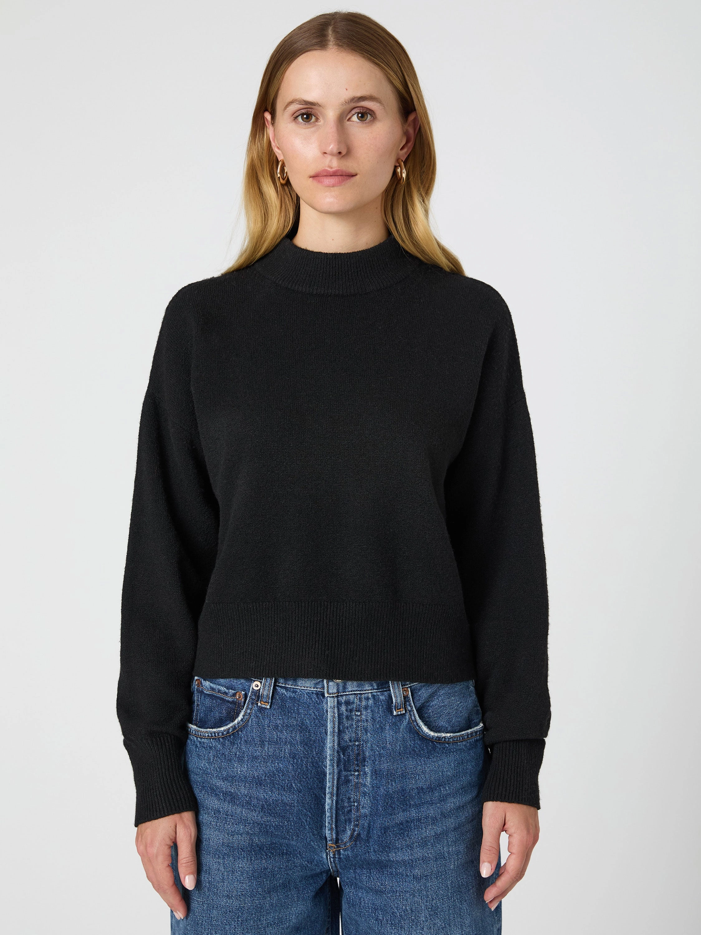 Vhari Mock Neck Sweater Lounge Vibe