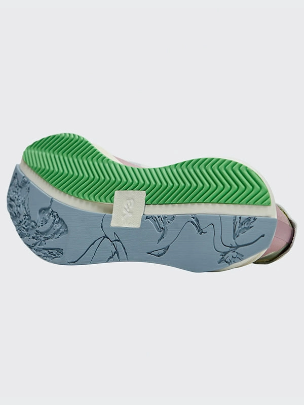 Anti Skid Y-3 S-GENDO RUN Sneakers - Off White/Pink/Talc