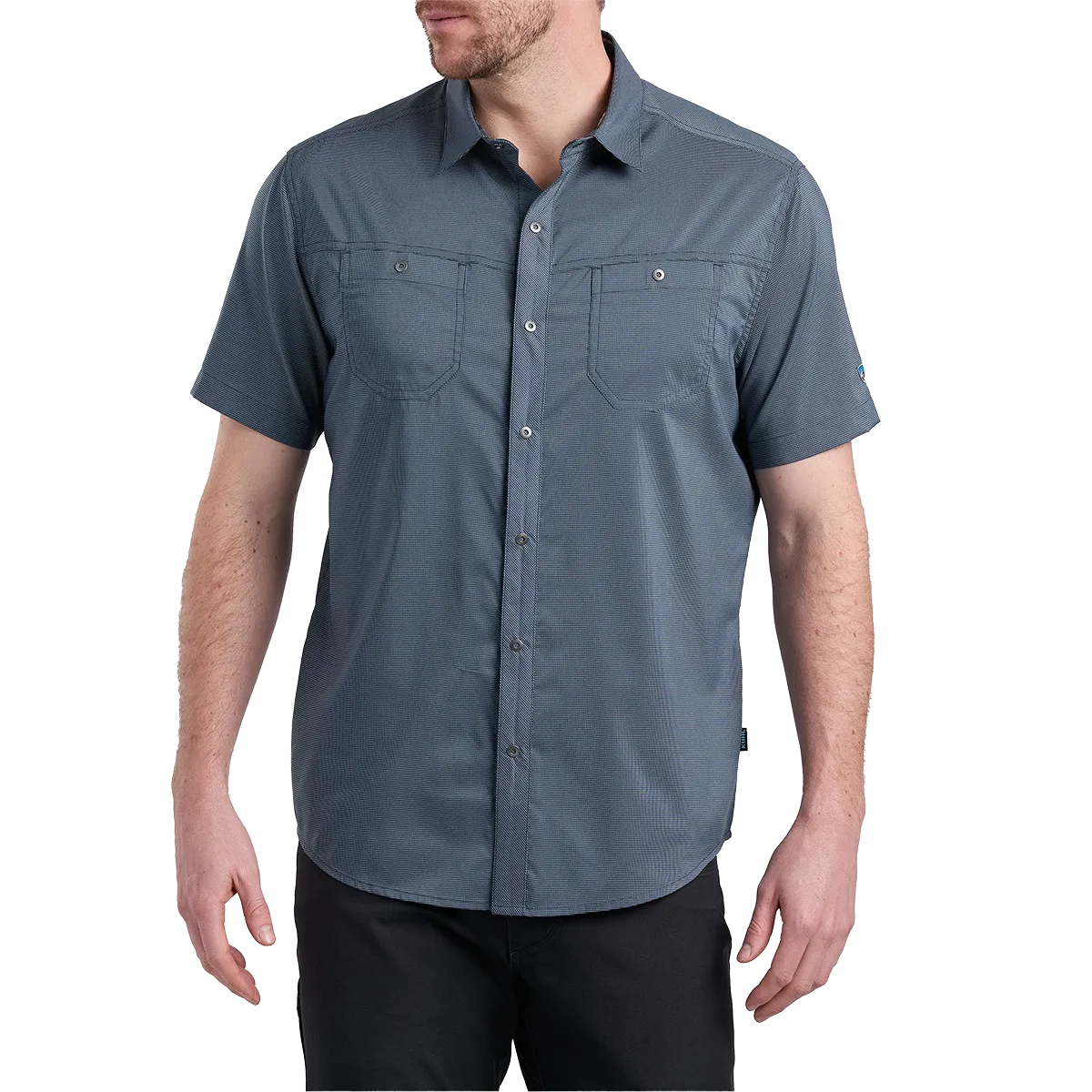 Men's Stretch Stealth Short Sleeve Fashionable Fit LightweightBlend
