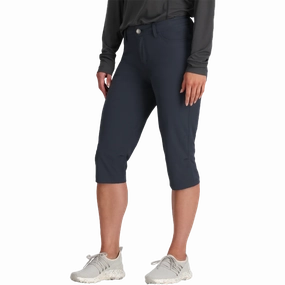 Stretchable Waist NonIrritatingStitching Women's Ferrosi Capris