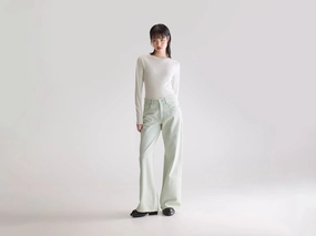 Denim N. 97 wide jeans (252 / W / DUSTY BLEACH) Essential Basics