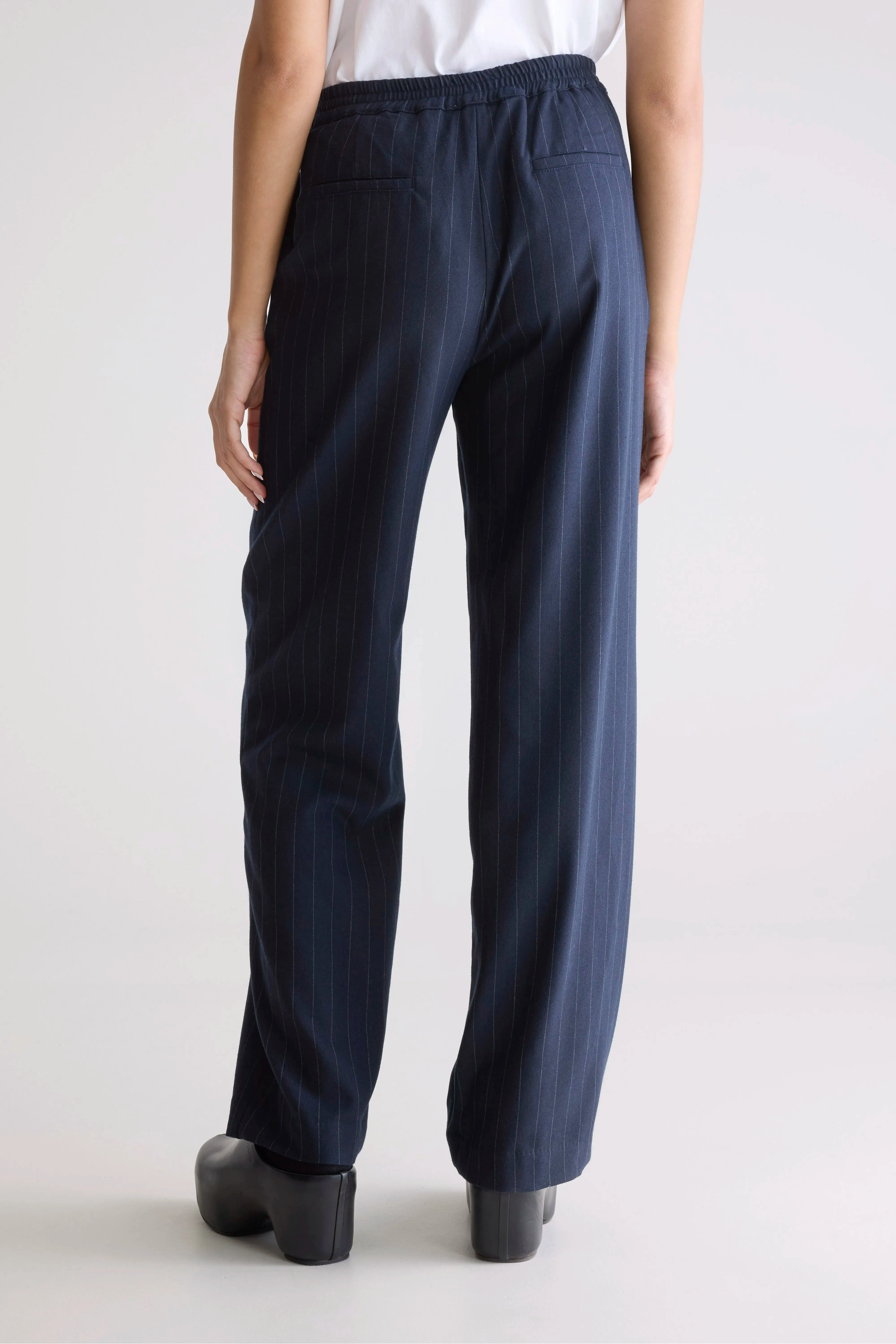 DoubleLayeredHem DurableBartack Tilla tailored trousers (252 / W / STRIPE A)