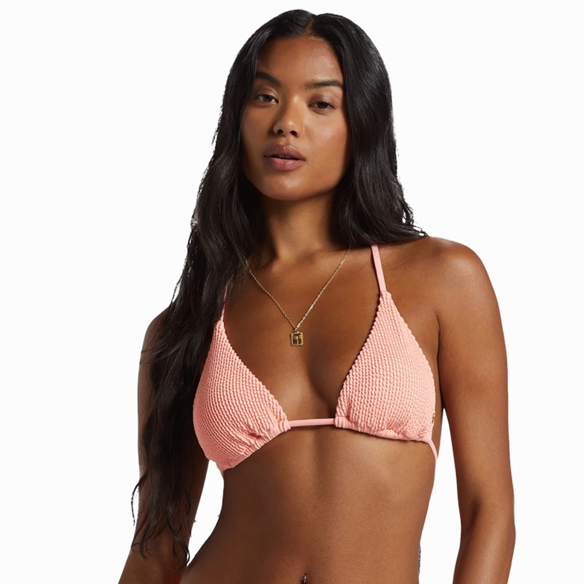 Women's Summer High Multi Tri Top Wide Band Waist Smooth Edge Finish