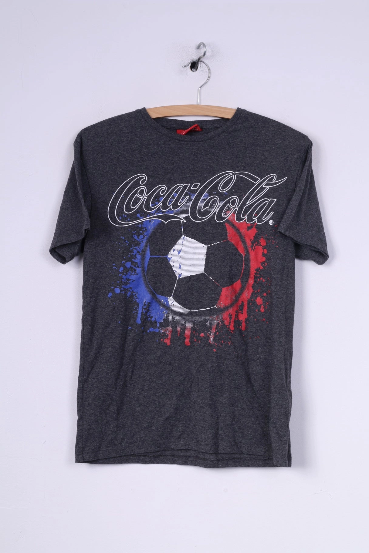 Cedar Wood State Coca -Cola Mens S T-Shirt Graphic Grey Cotton Top Stylish Casual Reinforced Hems