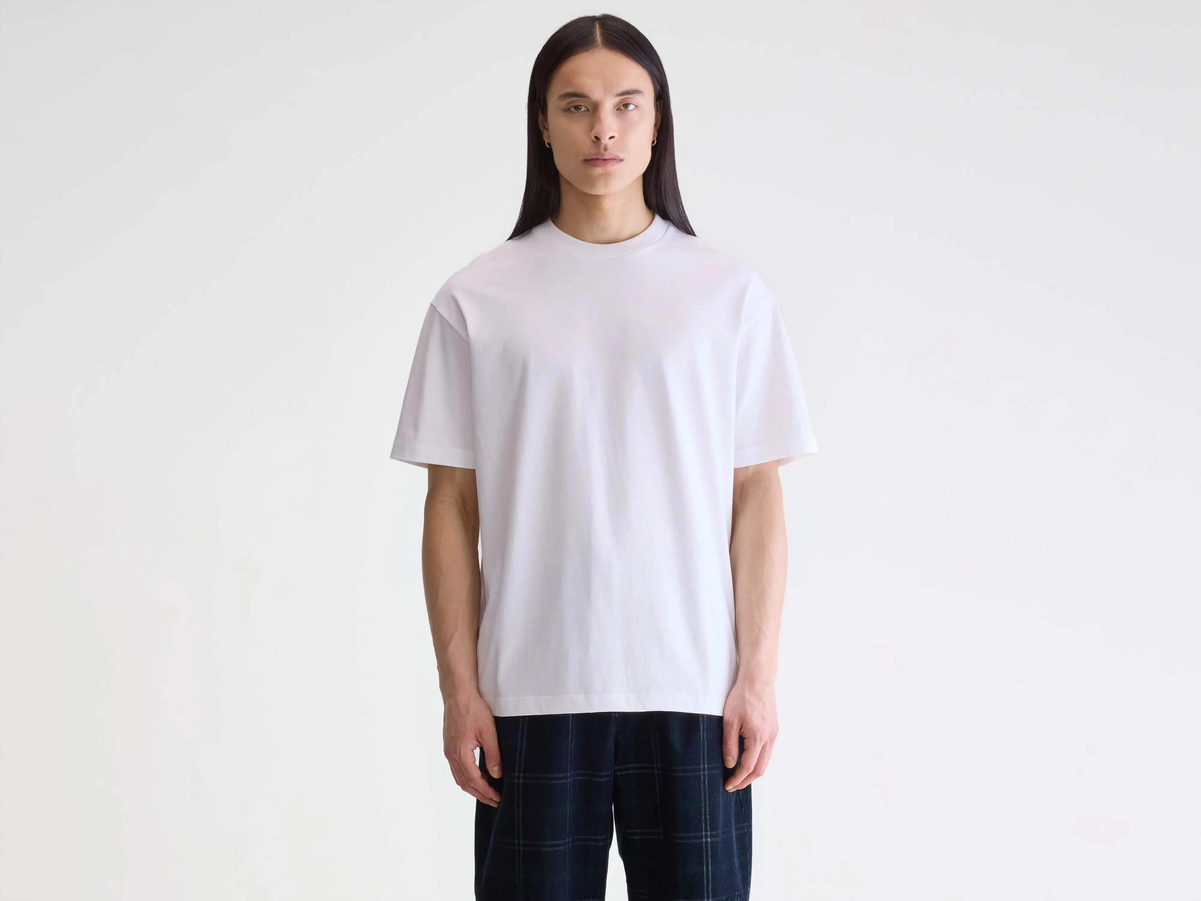 Casual Wearable Light Layer Vlugs short-sleeve t-shirt (252 / M / WHITE)