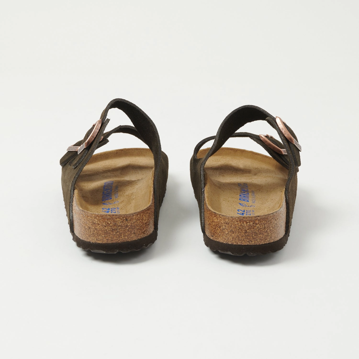 Stylish casual sandals Birkenstock Arizona Suede Leather Sandal - Mocha