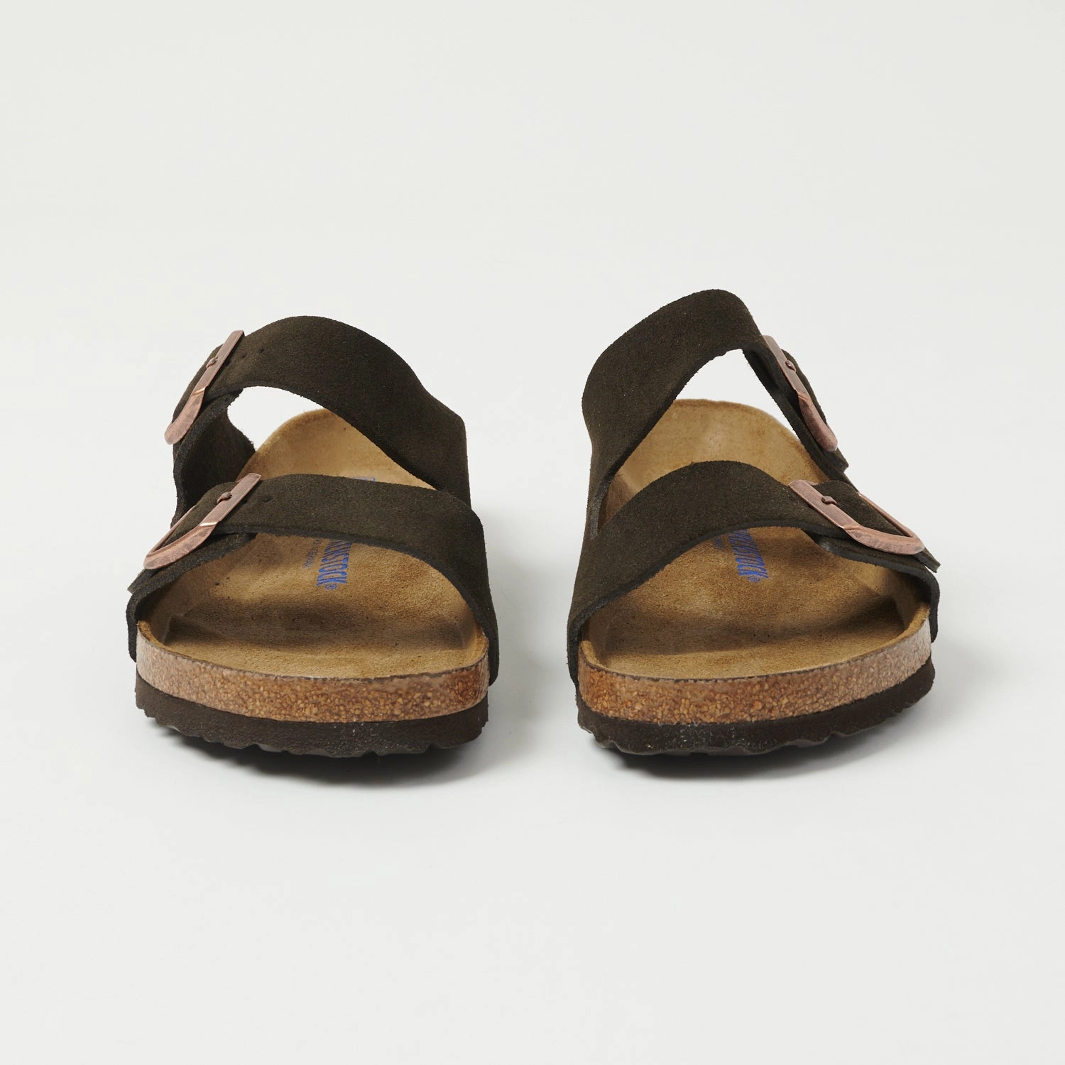 Smooth Walk Light Travel Flats Birkenstock Arizona Suede Leather Sandal - Mocha
