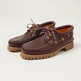 Timberland Authentic Boat Shoe - Burgundy Cushioned