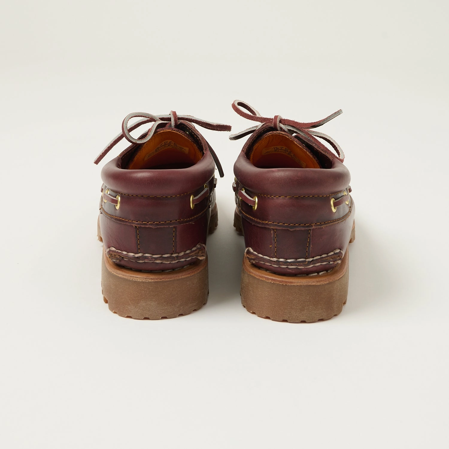 Simple Footwear Timberland Authentic Boat Shoe - Burgundy