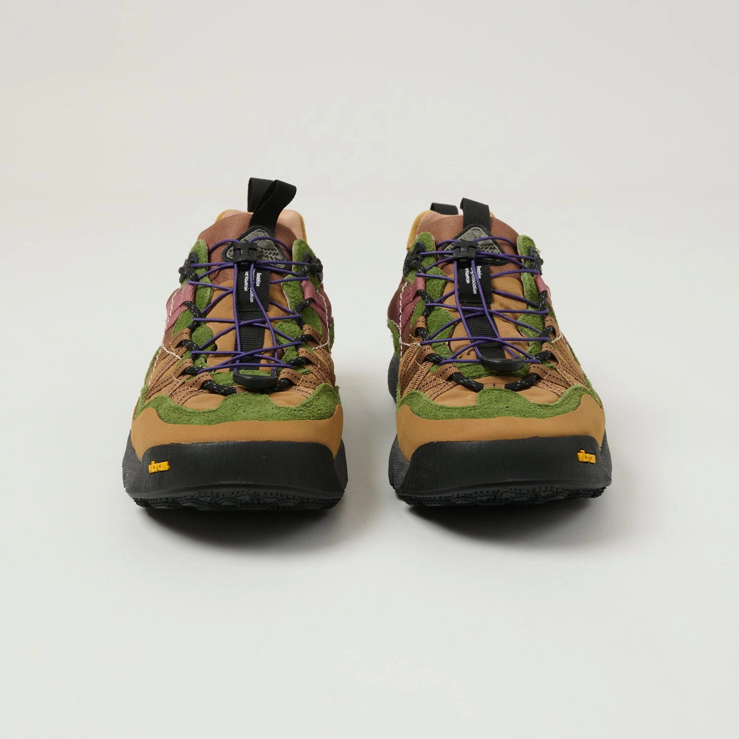 Eco friendly materials Subtle Texture Flower Mountain Iwano 2 Man 'Suede/Nylon Sneaker - Taupe/Kaky/Rust