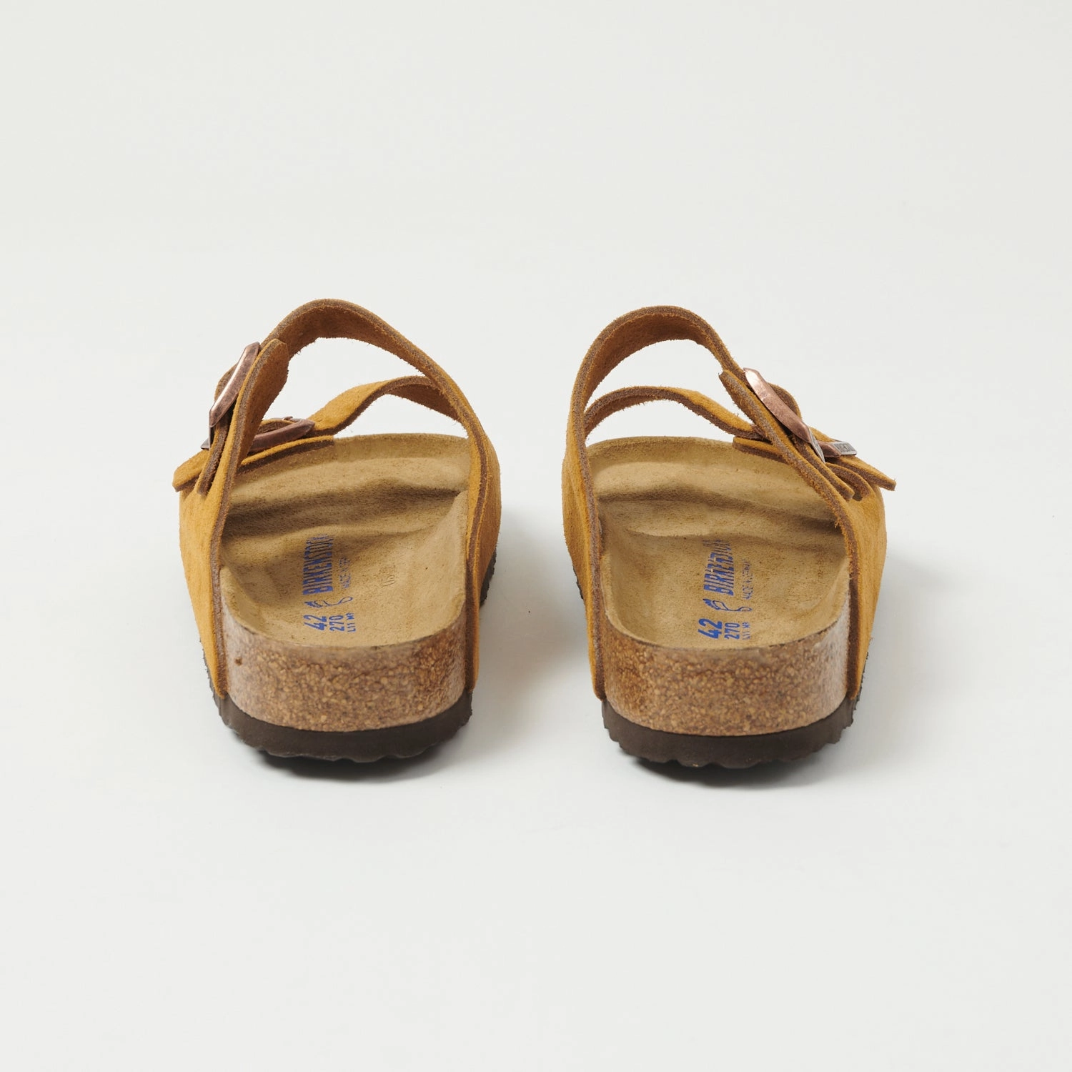 Flexible Outsole Birkenstock Arizona Suede Leather Sandal - Mink