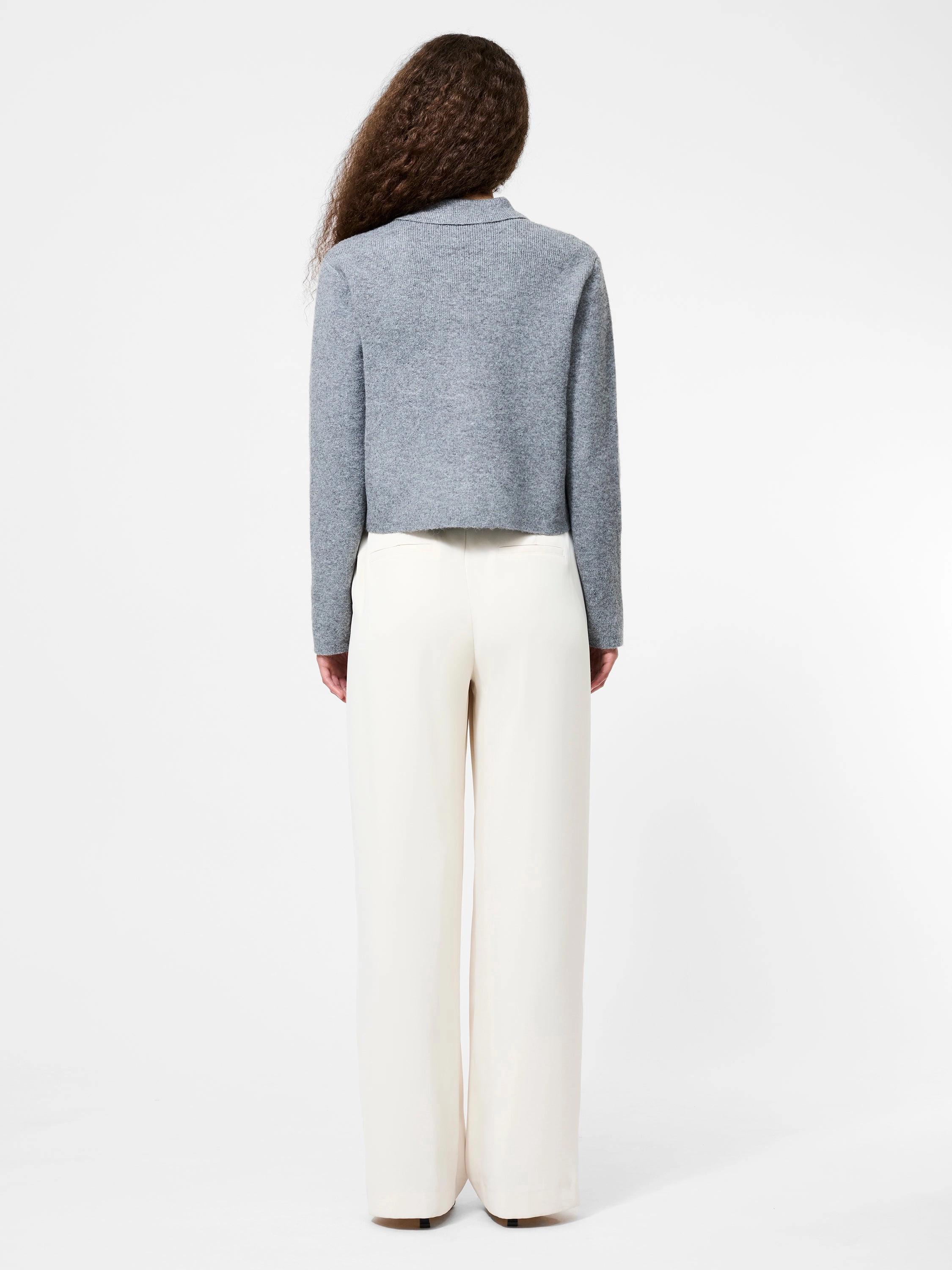 Butter Soft Yarn Ellie Knit Collared Cardigan