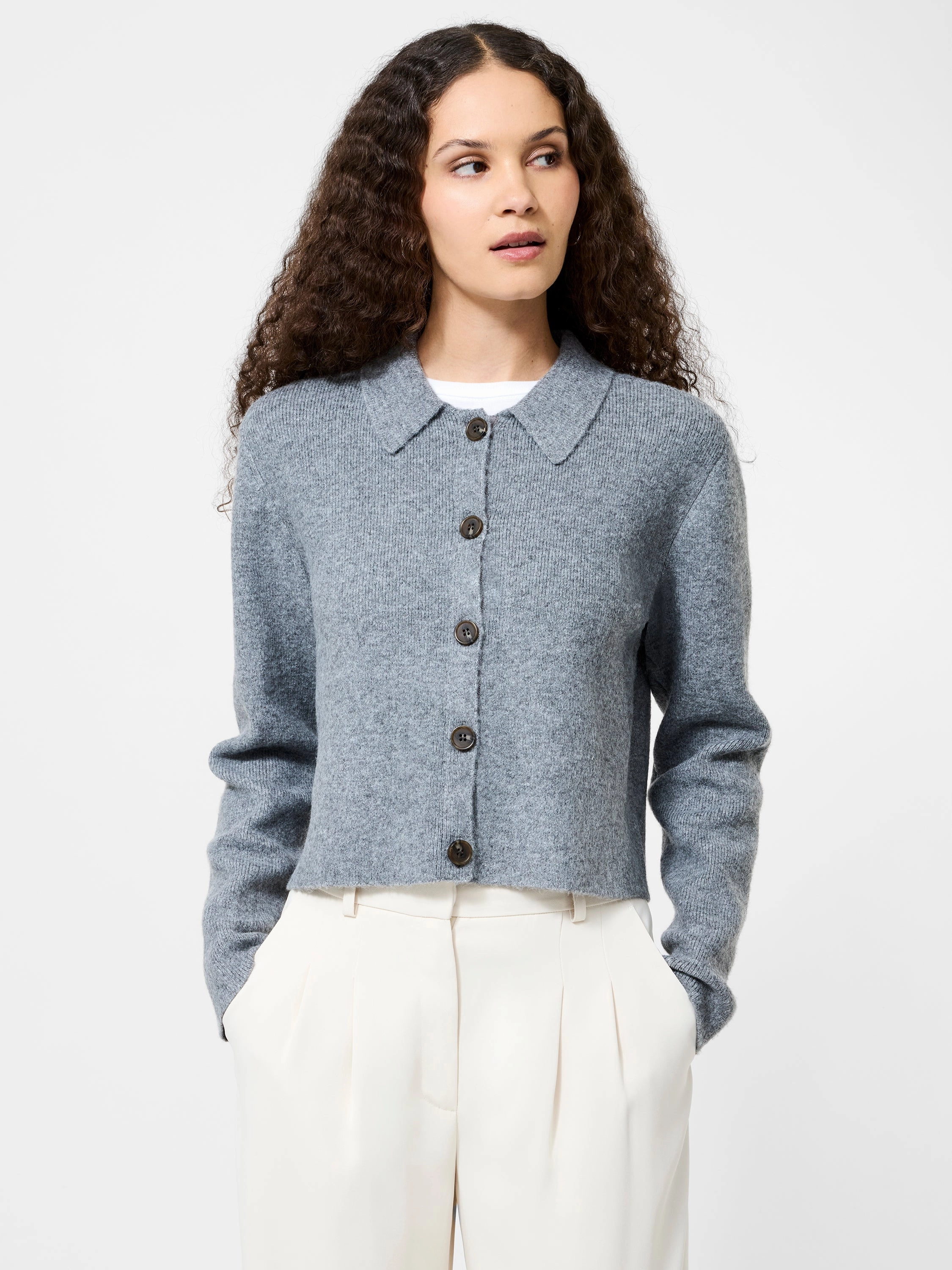 Weekend Classic Ellie Knit Collared Cardigan