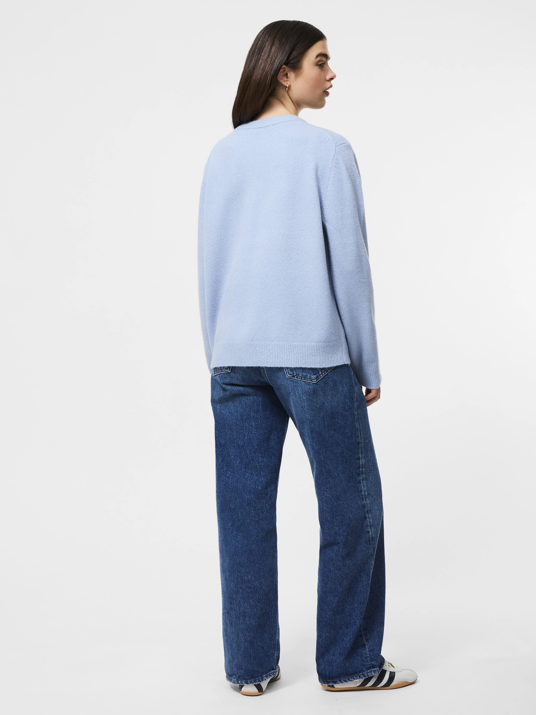 Emilia Knit Boyfriend Sweater Easy Silhouette