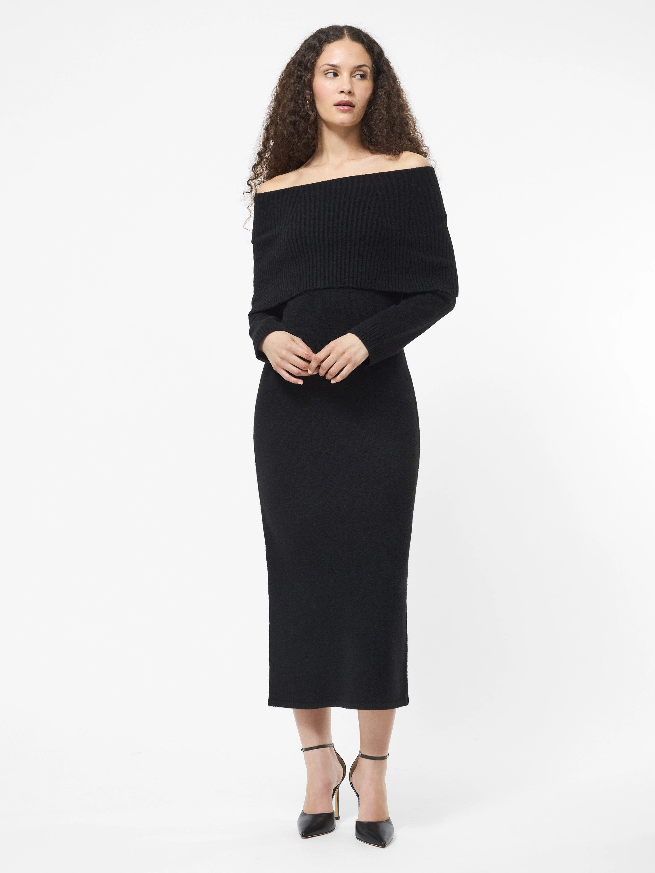 Timeless Wear Emilia Knit Off Shoulder Dress