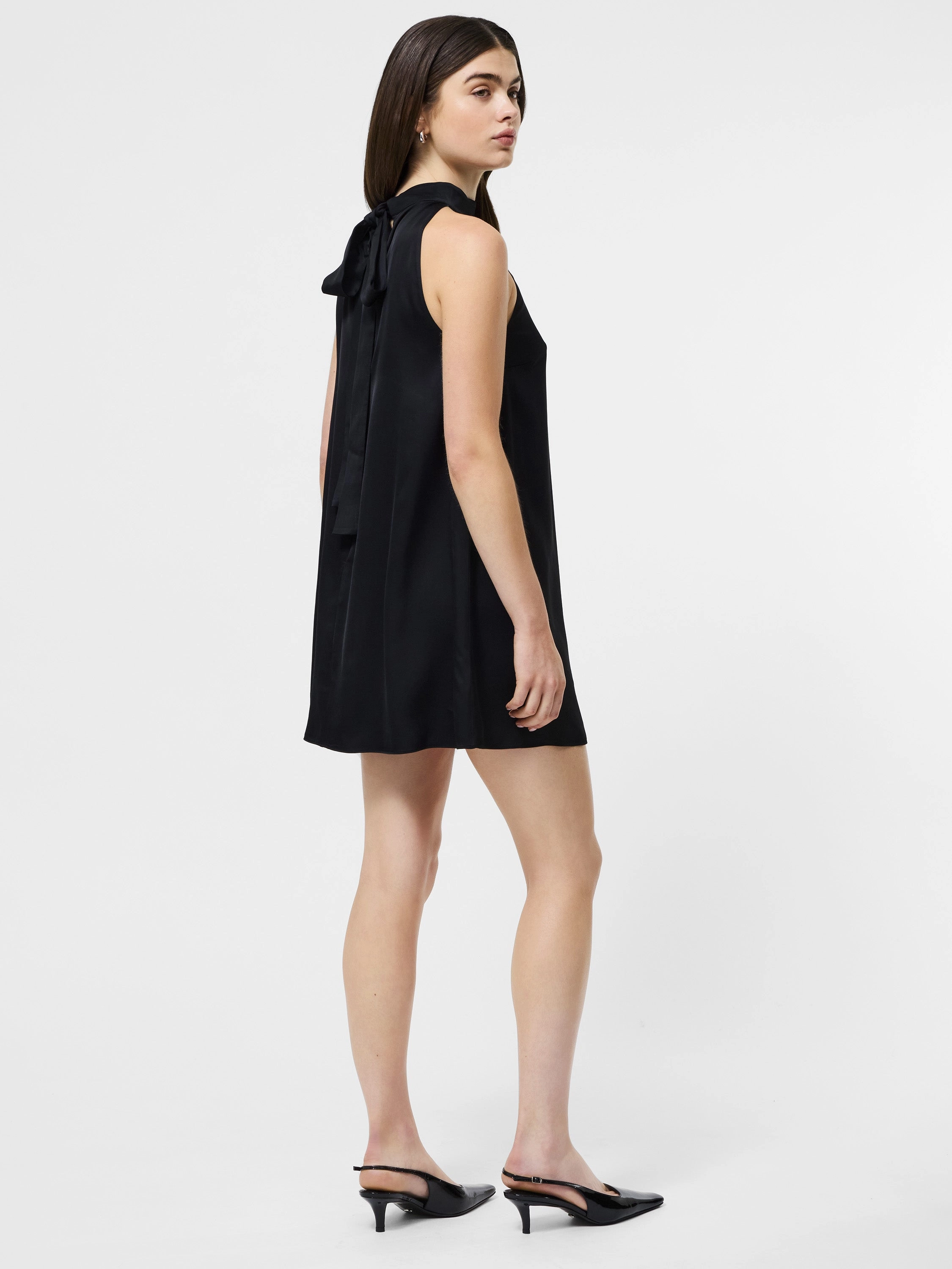 Fresh Outfit Visual Balance Ennis Satin Babydoll Dress