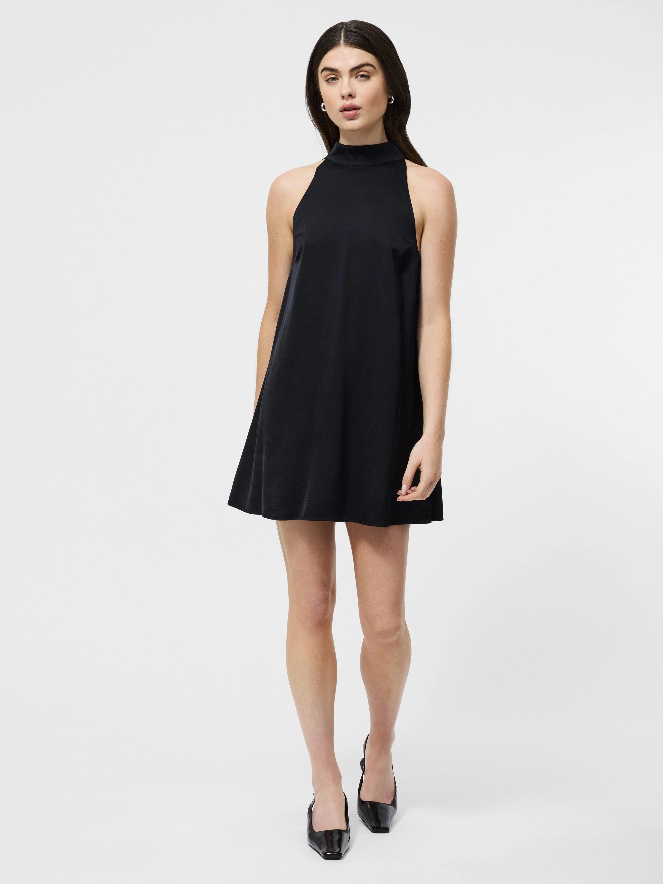 Calm Fit Ennis Satin Babydoll Dress