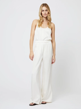 Ennis Satin Elasticated Trouser Simple Chic