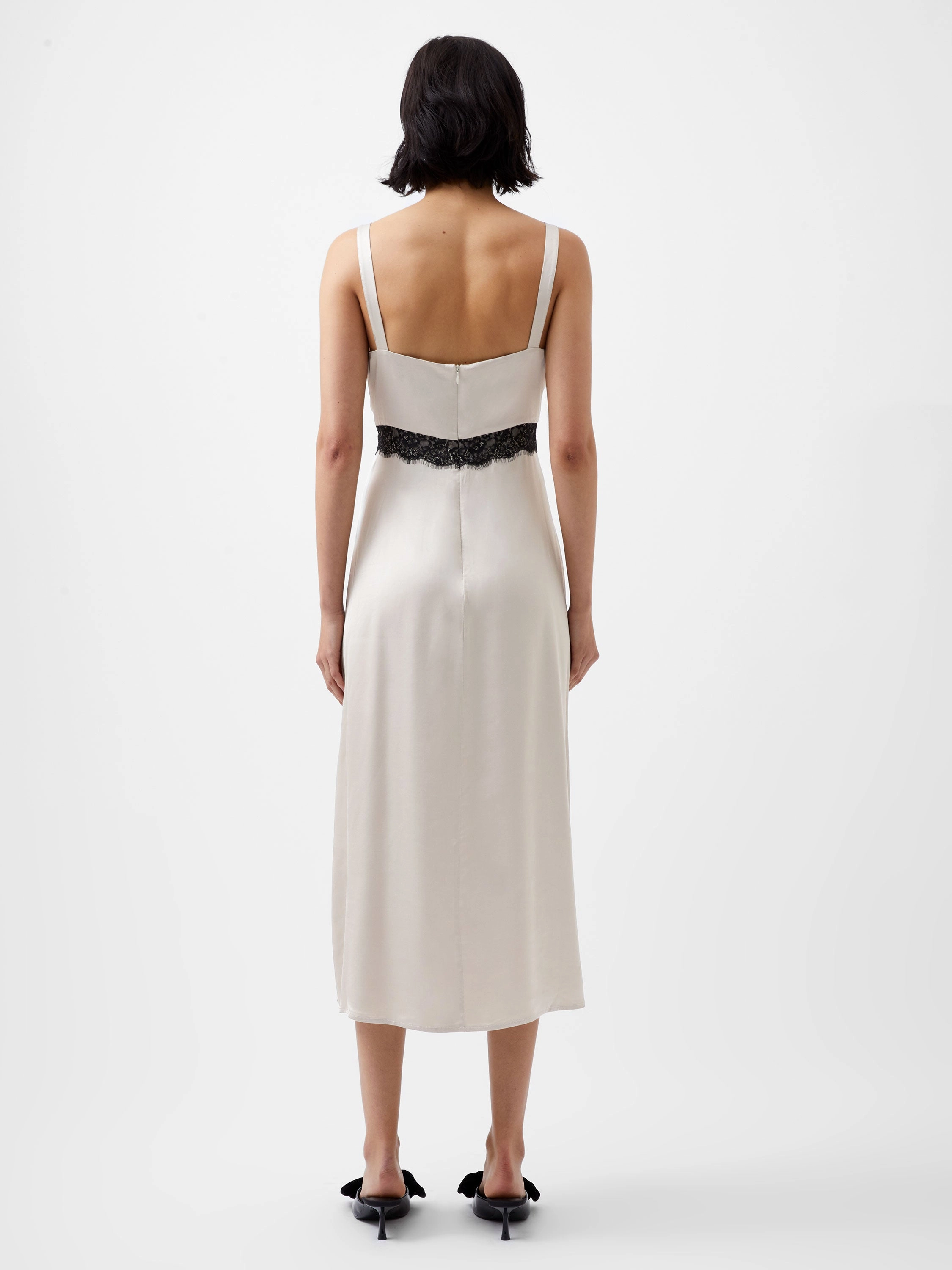 Fresh Appeal Multipurpose Ennis Satin Lace Dress