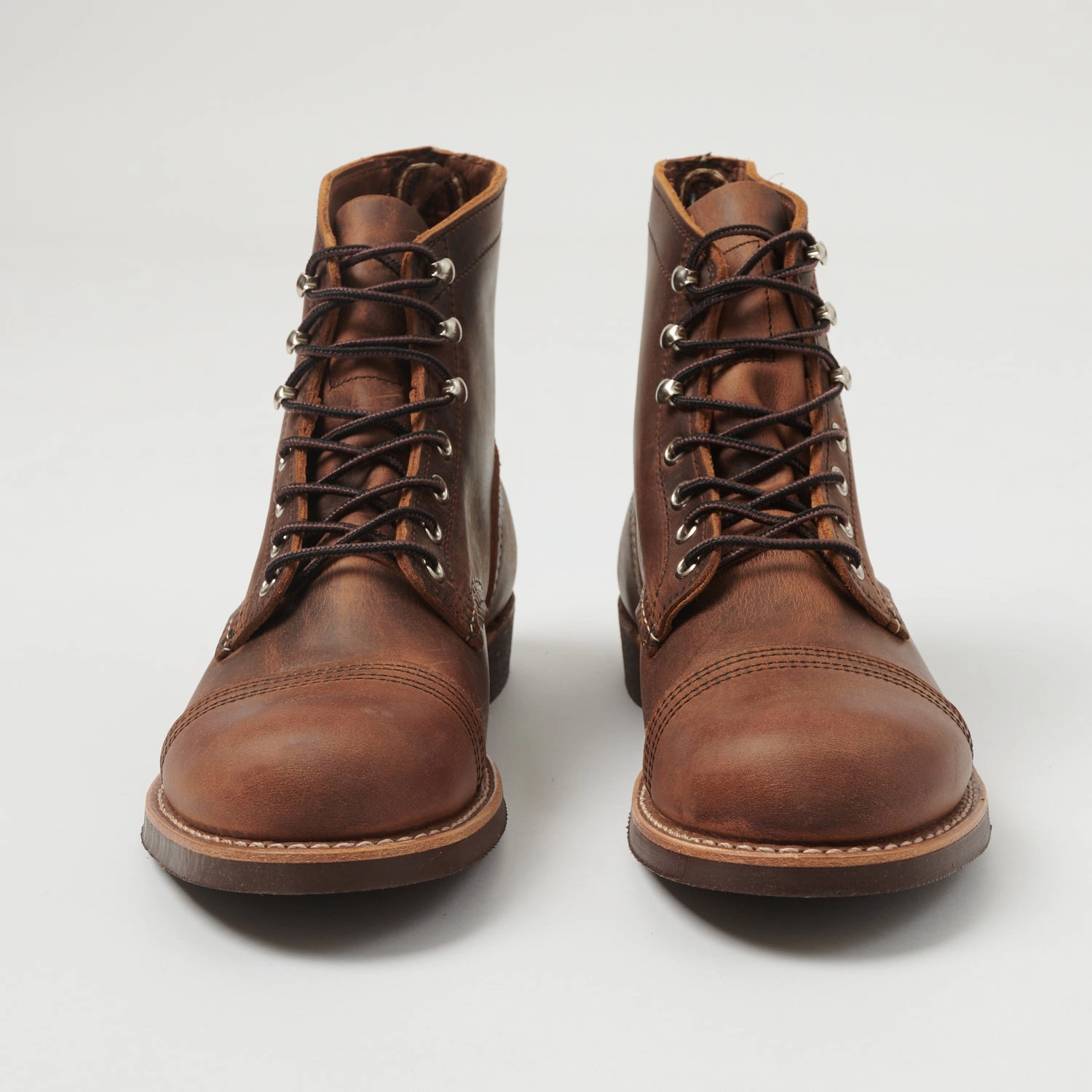 Red Wing 8085 6" Iron Ranger Boot - Copper Rough & Tough Comfort Walk Minimalist Design