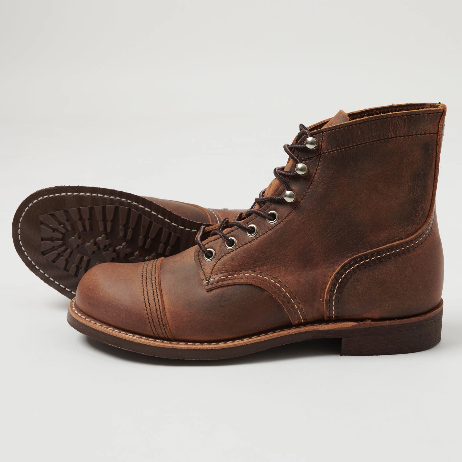 Comfy Vibe Red Wing 8085 6" Iron Ranger Boot - Copper Rough & Tough