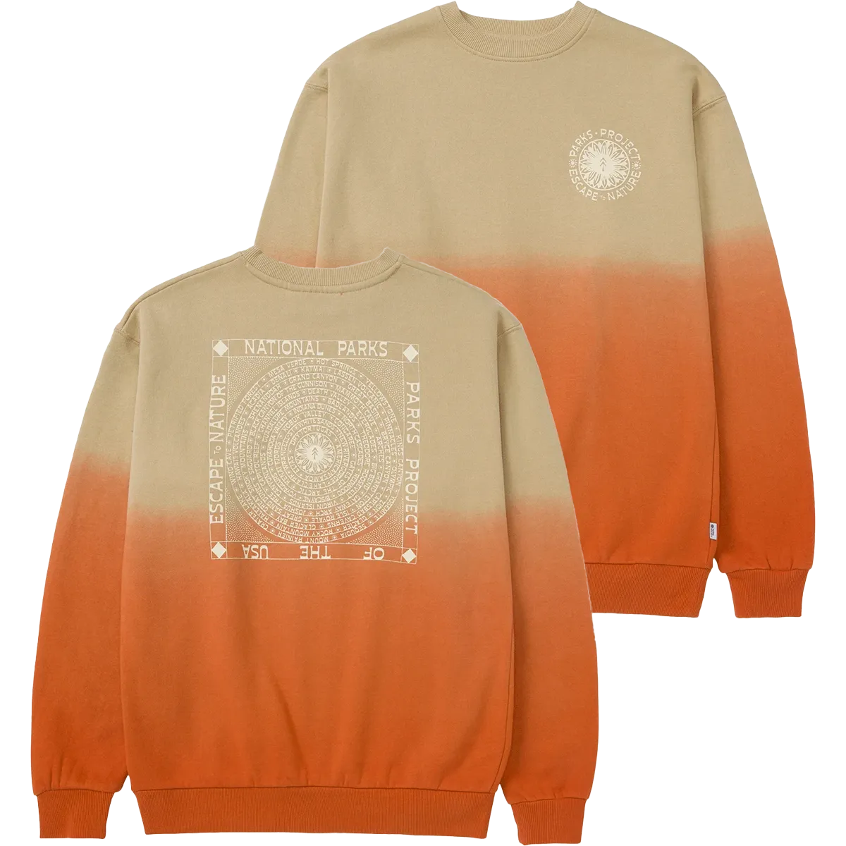 Warm Apparel Escape to Nature Ombre Crew