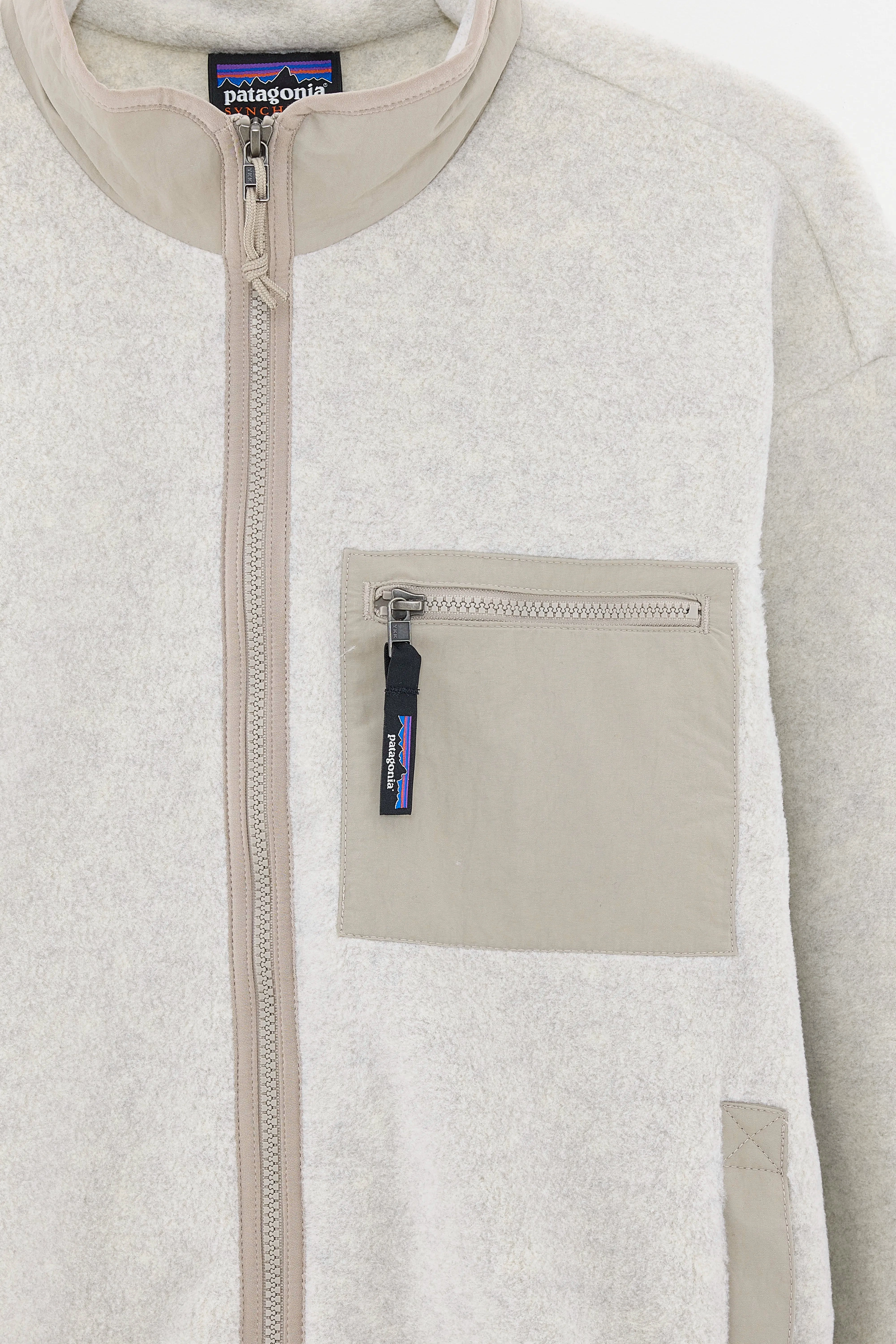 Flexible Shoulder Panels Stretch Comfort Women's Synchilla Fleece Jacket  (251 / W / OATMEAL)