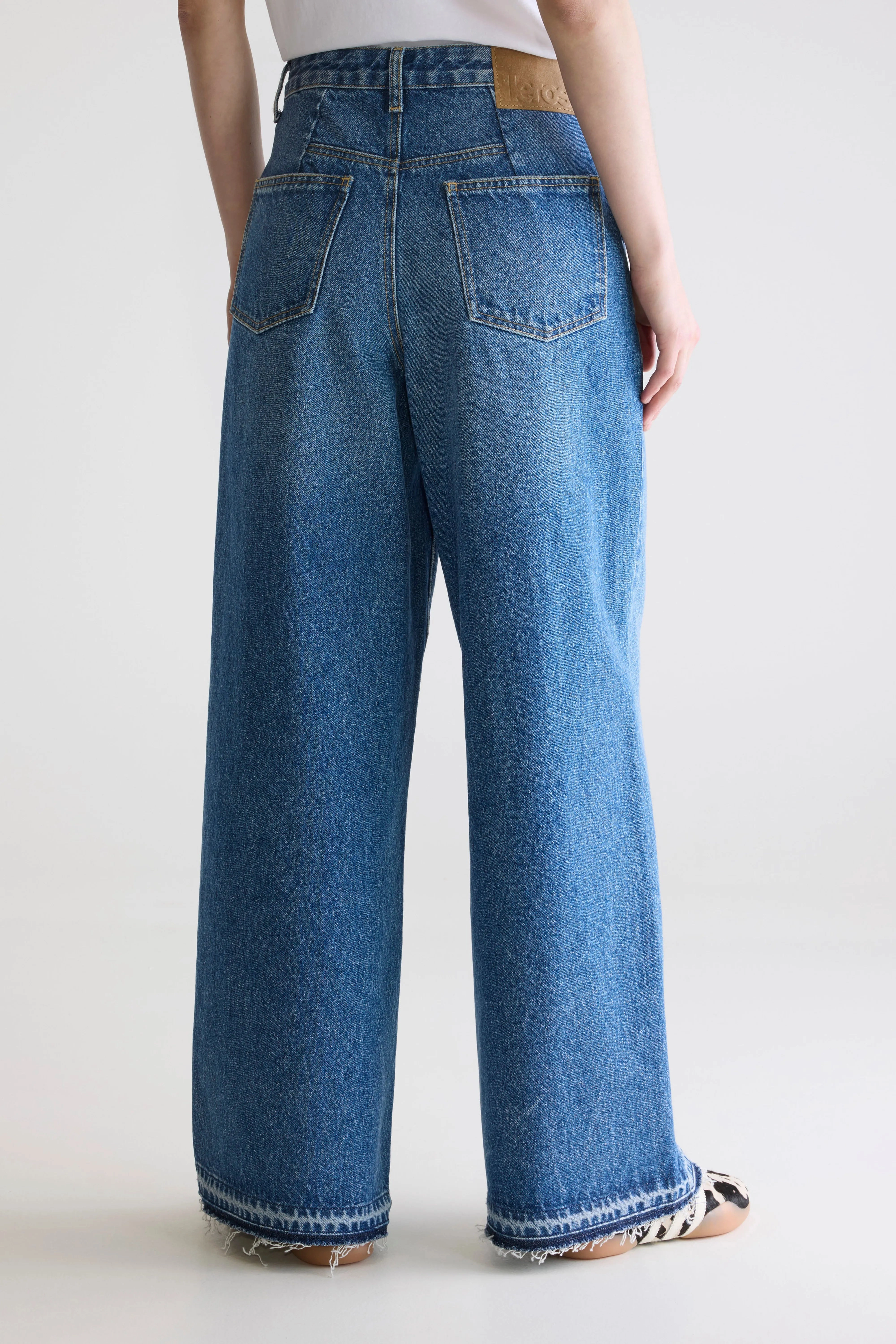 Denim N. 62 wide jeans (252 / W / BLUE STONE) Versatile Cut Relaxed Taper