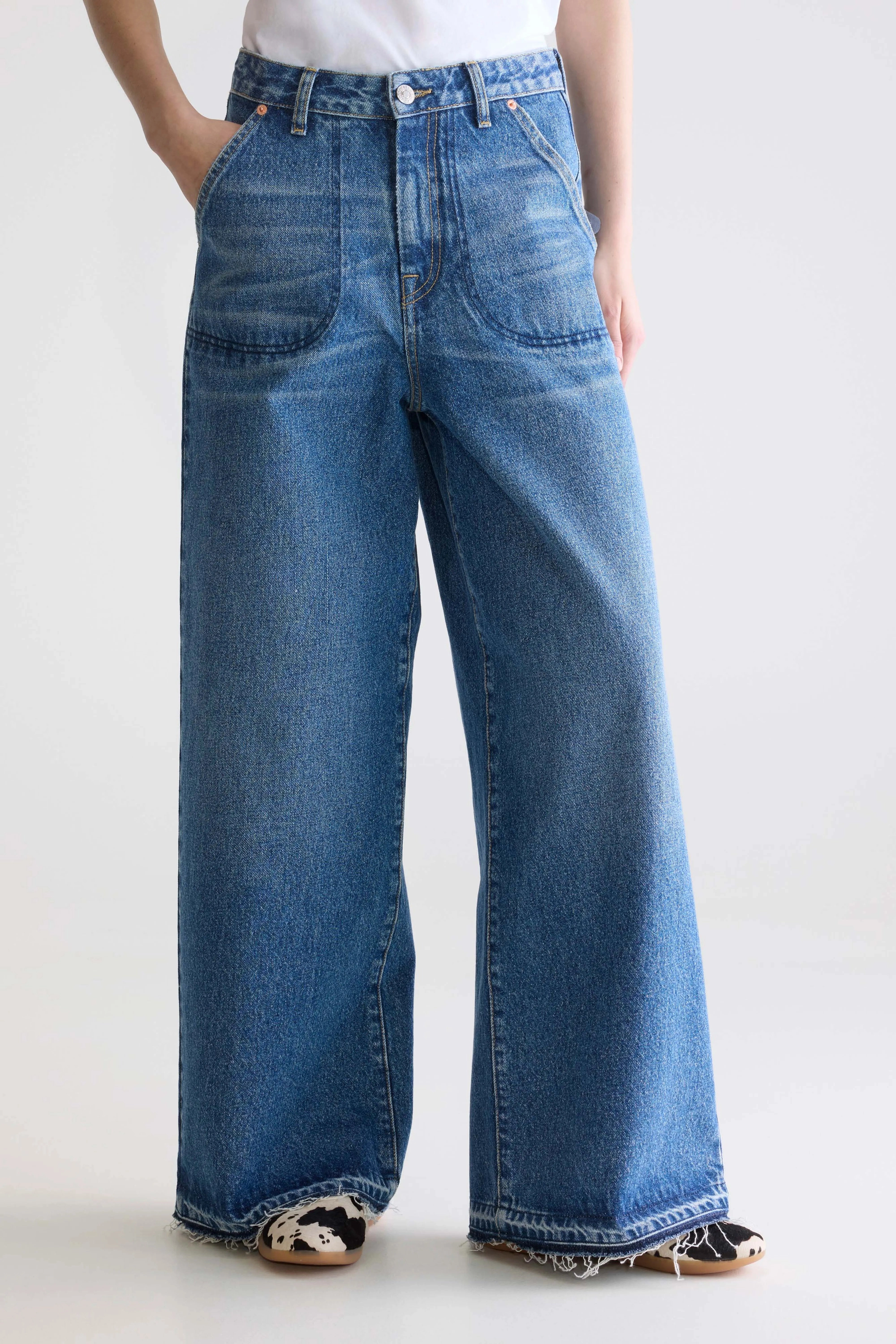All Use Wear Stay Comfortable Denim N. 62 wide jeans (252 / W / BLUE STONE)