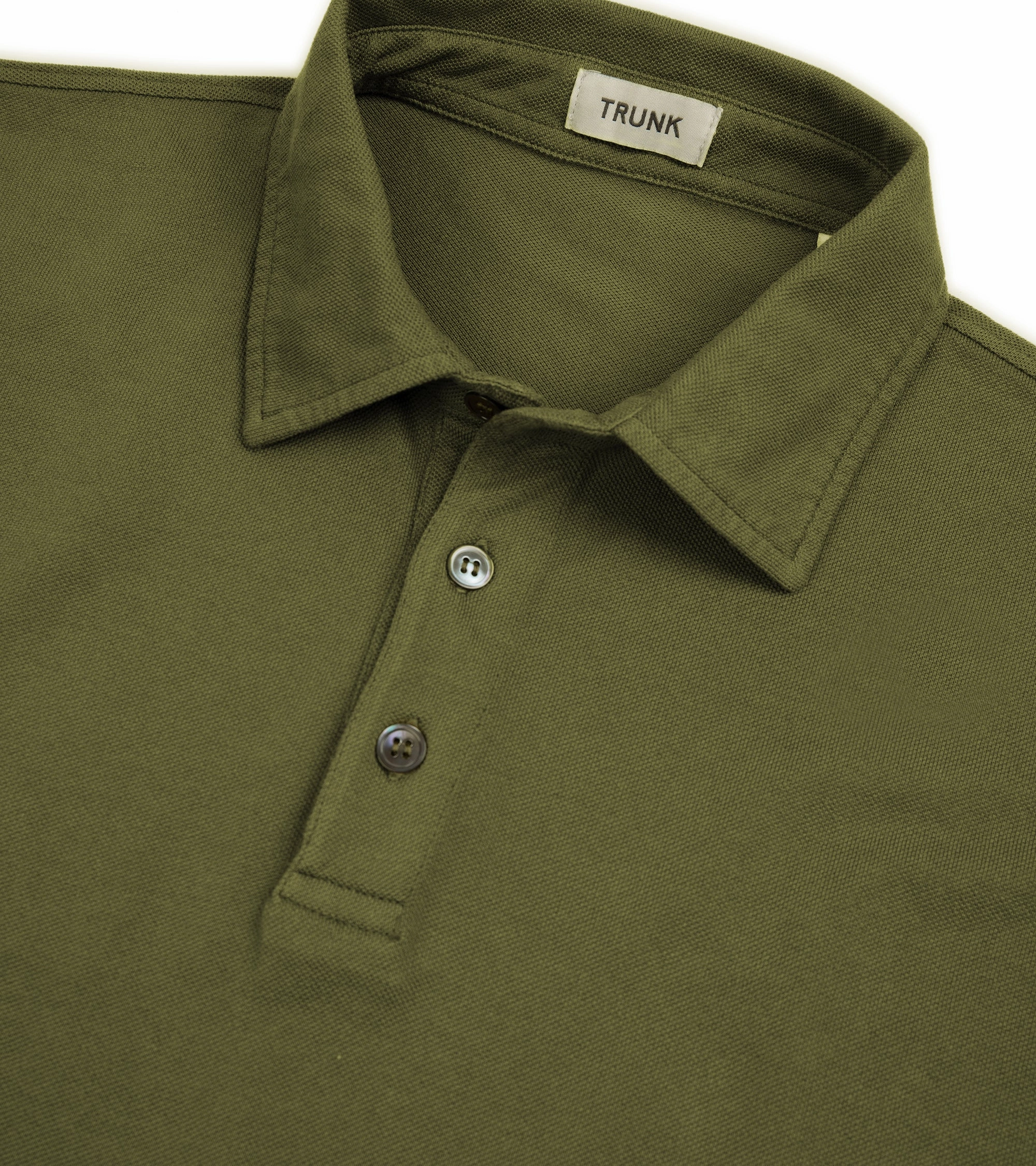 Fashionable Wear Trunk Moxon Short Sleeve Polo Shirt: Olive