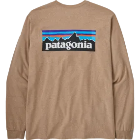 sequined details Men's Long-Sleeved P-6 Logo Responsibili-Tee