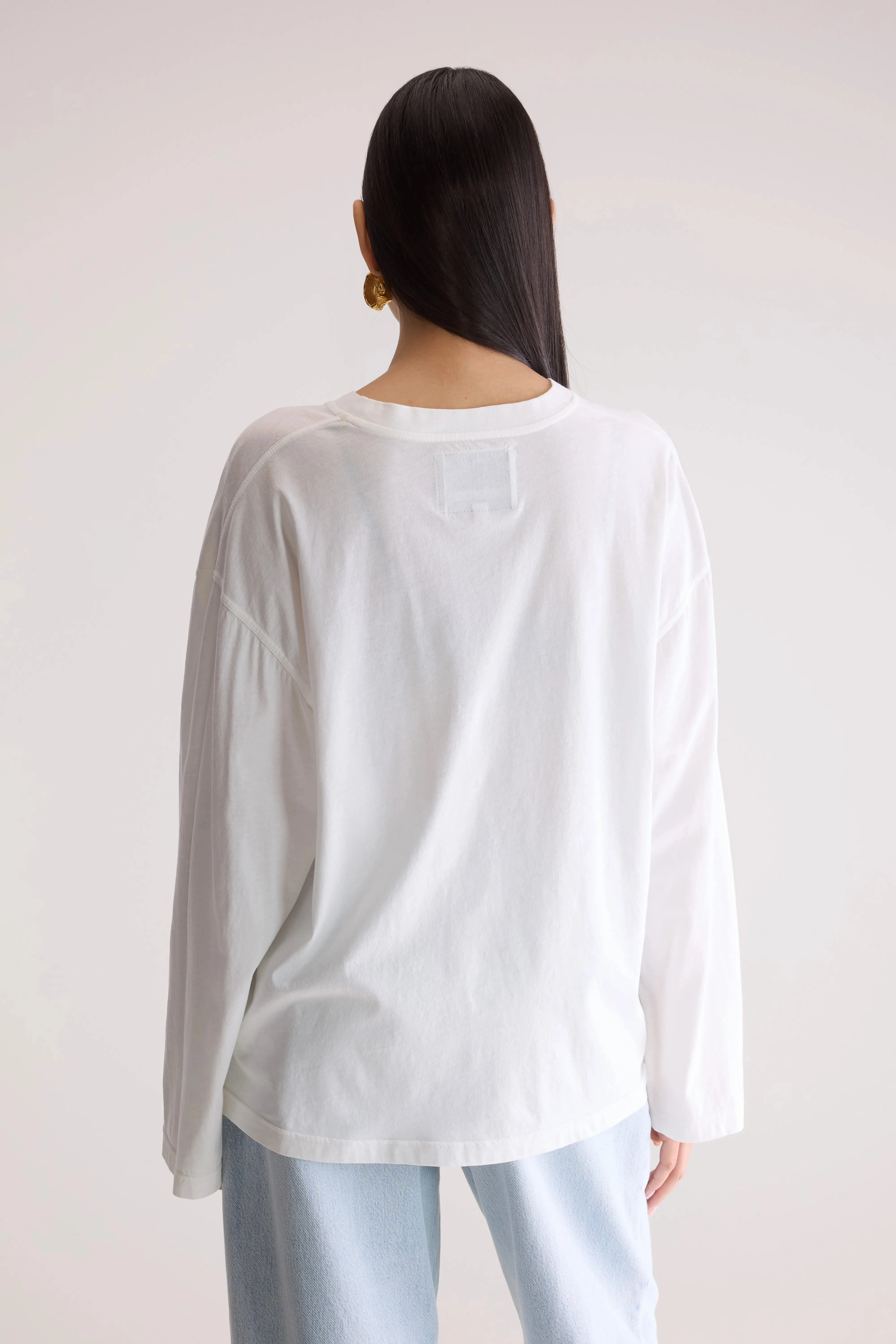 Fandy long sleeve t-shirt (252 / W / WHITE) product casual elegance blend