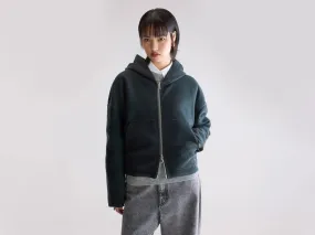 Sport Style Fannel hooded sweatshirt (252 / W / ACIER)