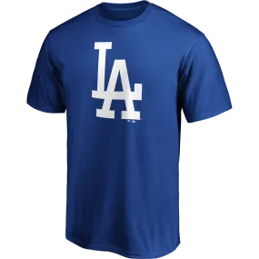 Relaxed Movement Men's Dodgers Cotton Official Logo Short Sleeve