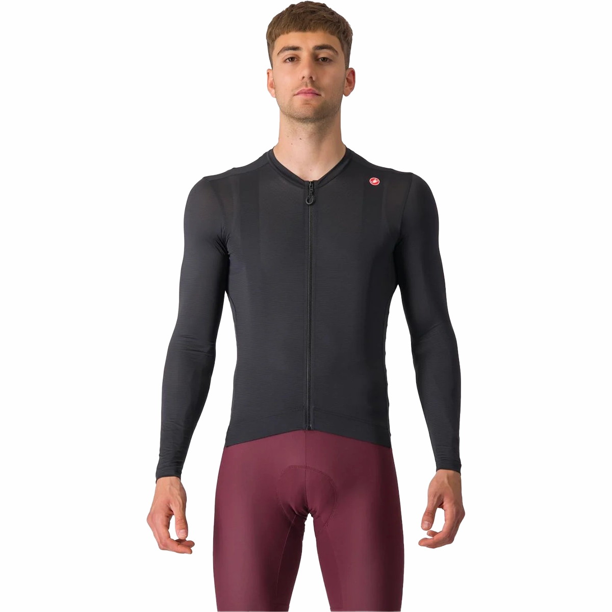 Men's Espresso Long Sleeve Jersey waterproof AbrasionResistant