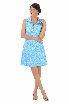 Spring Garden UPF50  Sleeveless Dress High Cut