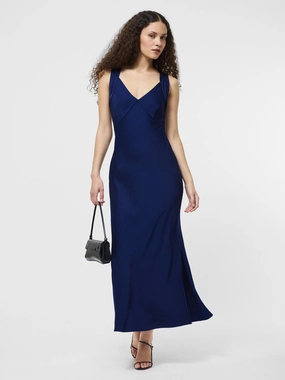 Balanced Look Chic Silhouette Ennis Satin Midaxi Dress