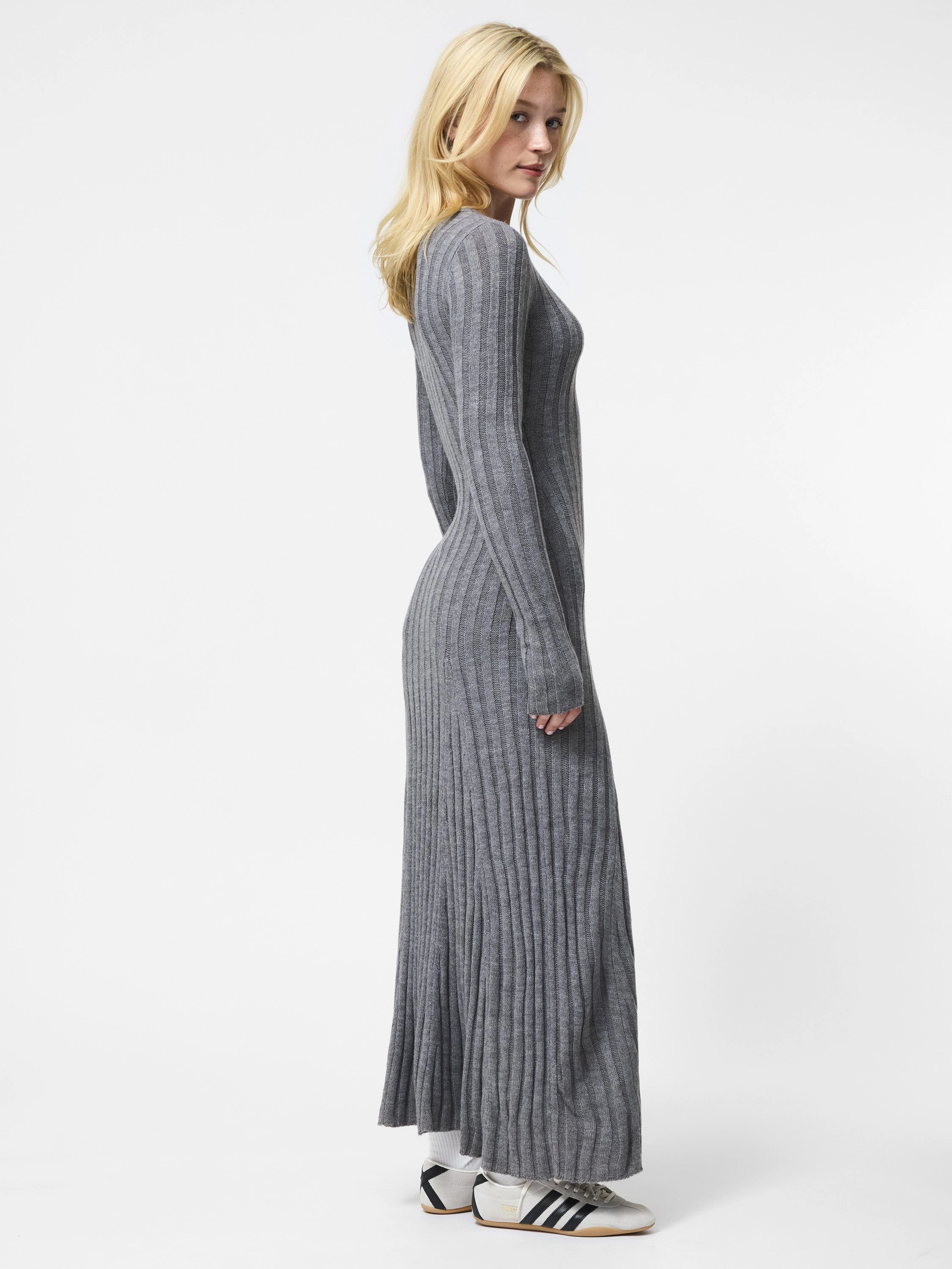 Babysoft Long Sleeve Midi Dress Premium Material Festive Wear