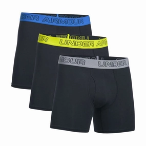 Men's Charged Cotton Boxerjock 6" (3 Pack) Recreational sports clothing