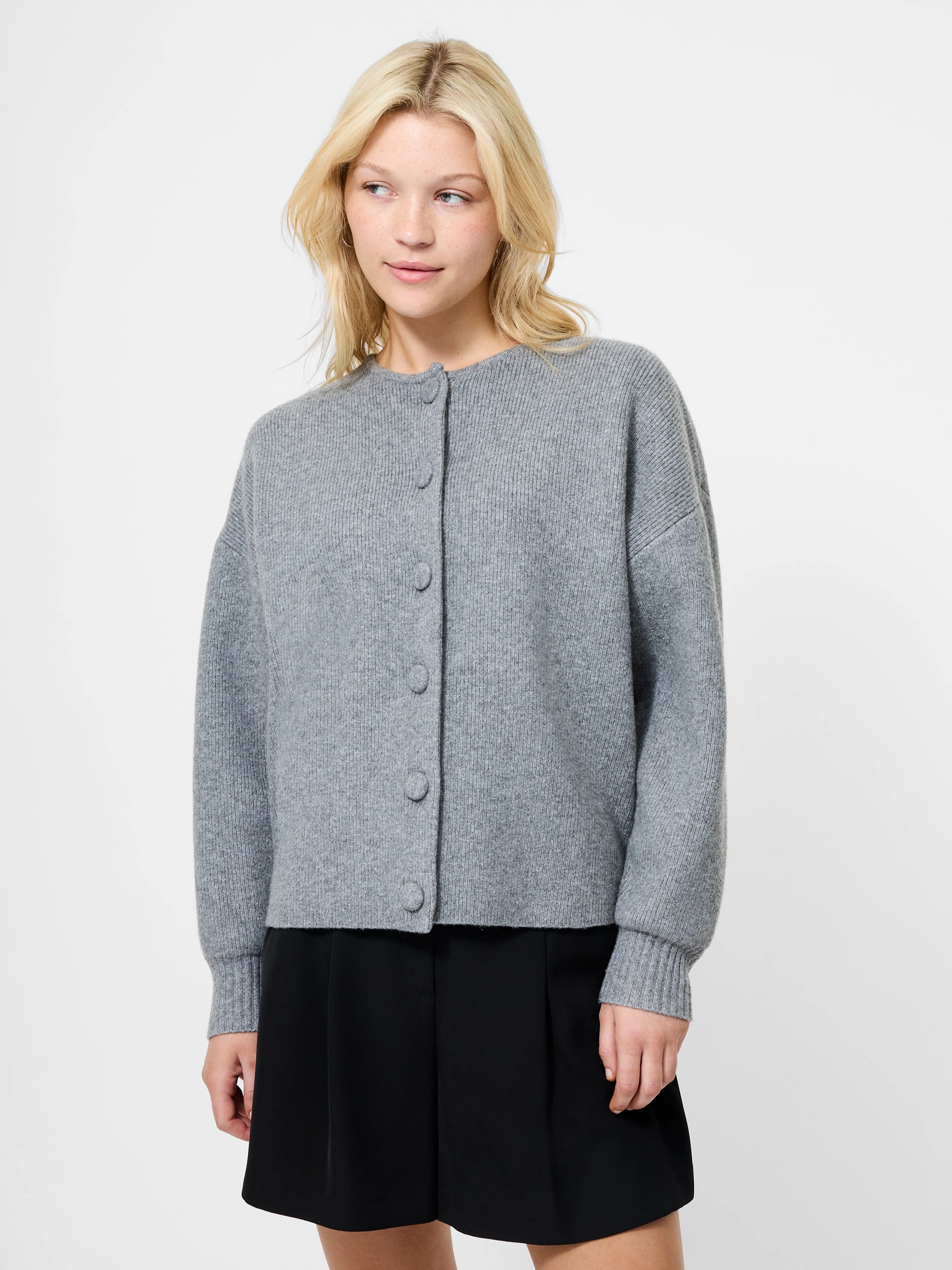 Anti Pilling Riddley Knit Drop Shoulder Cardigan