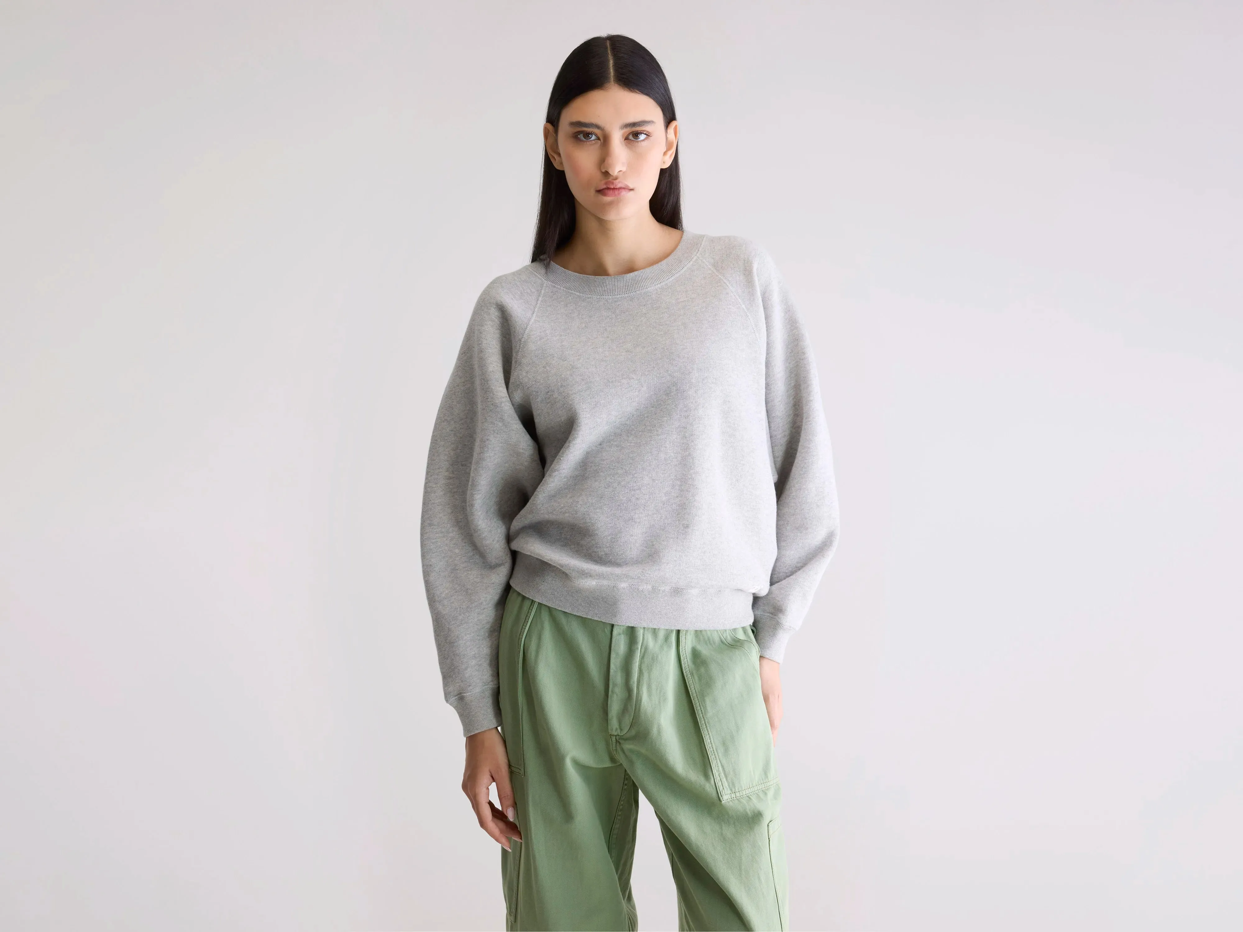 Soft Stretch Fella relaxed sweatshirt (252 / W / H. GREY)