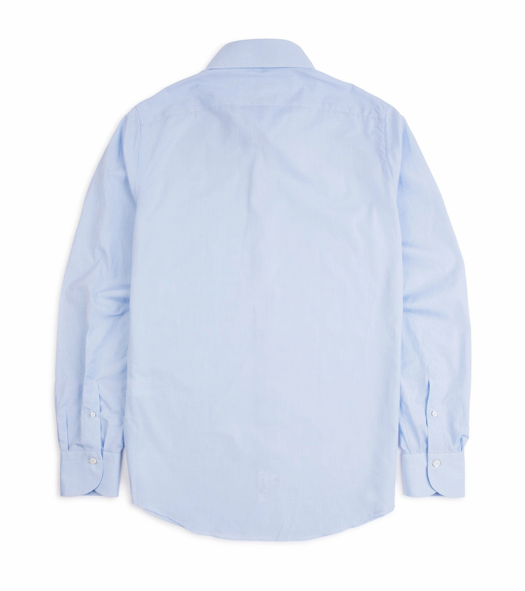 Finamore Milano Eduardo 170 Giza Cotton Formal Shirt: Blue Eco-friendly