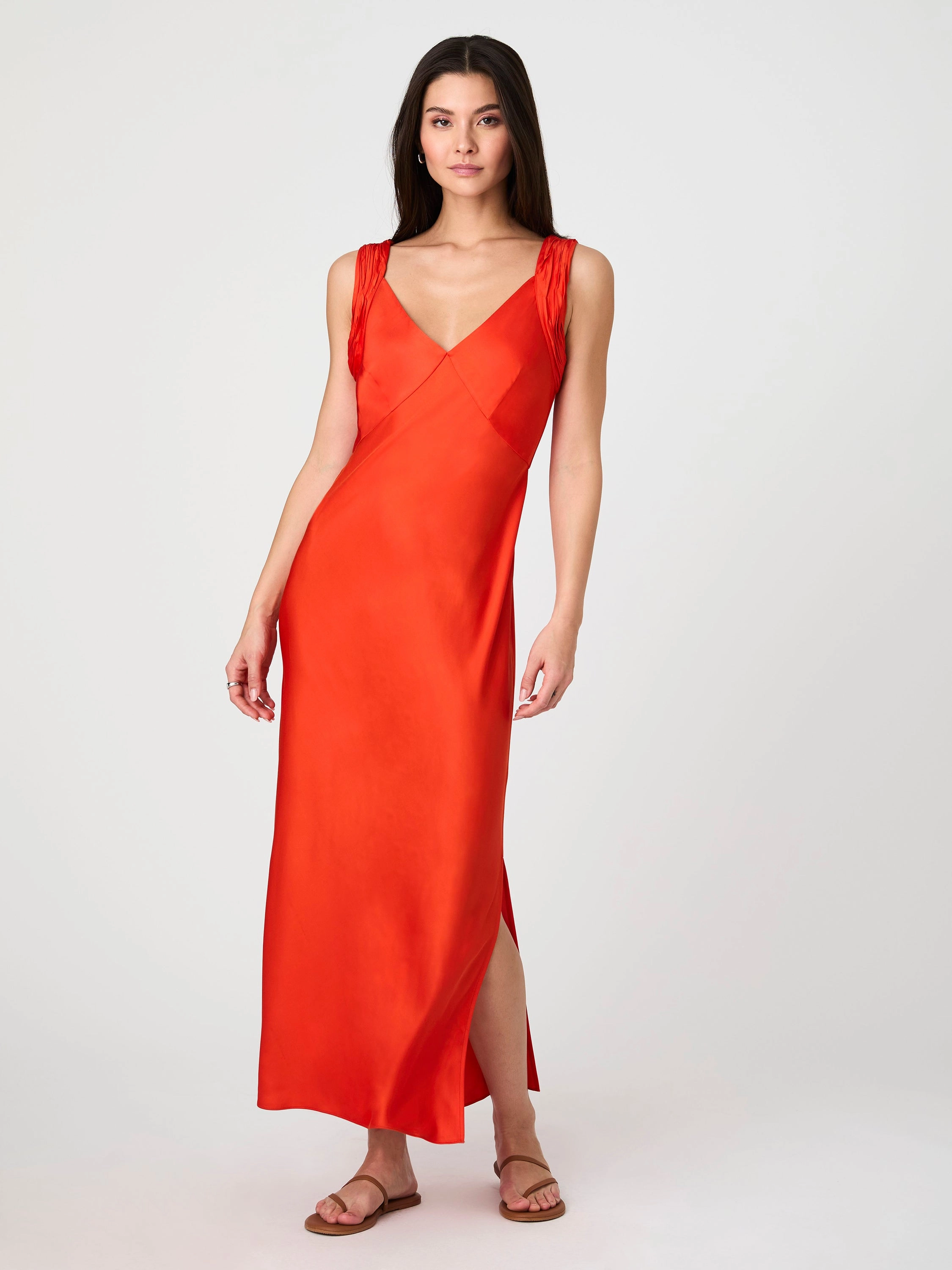 Soft Appeal Ennis Satin Midaxi Dress