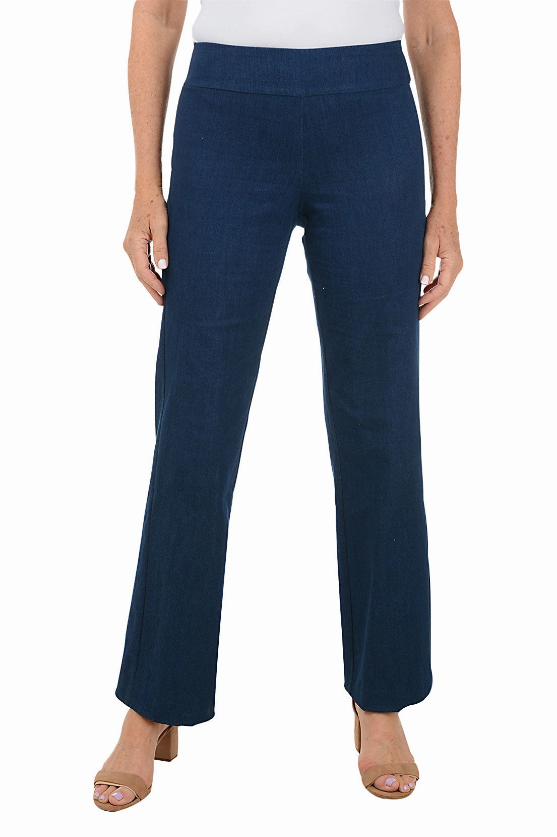 Flared Denim Pull-On Pant Active Comfort Wear