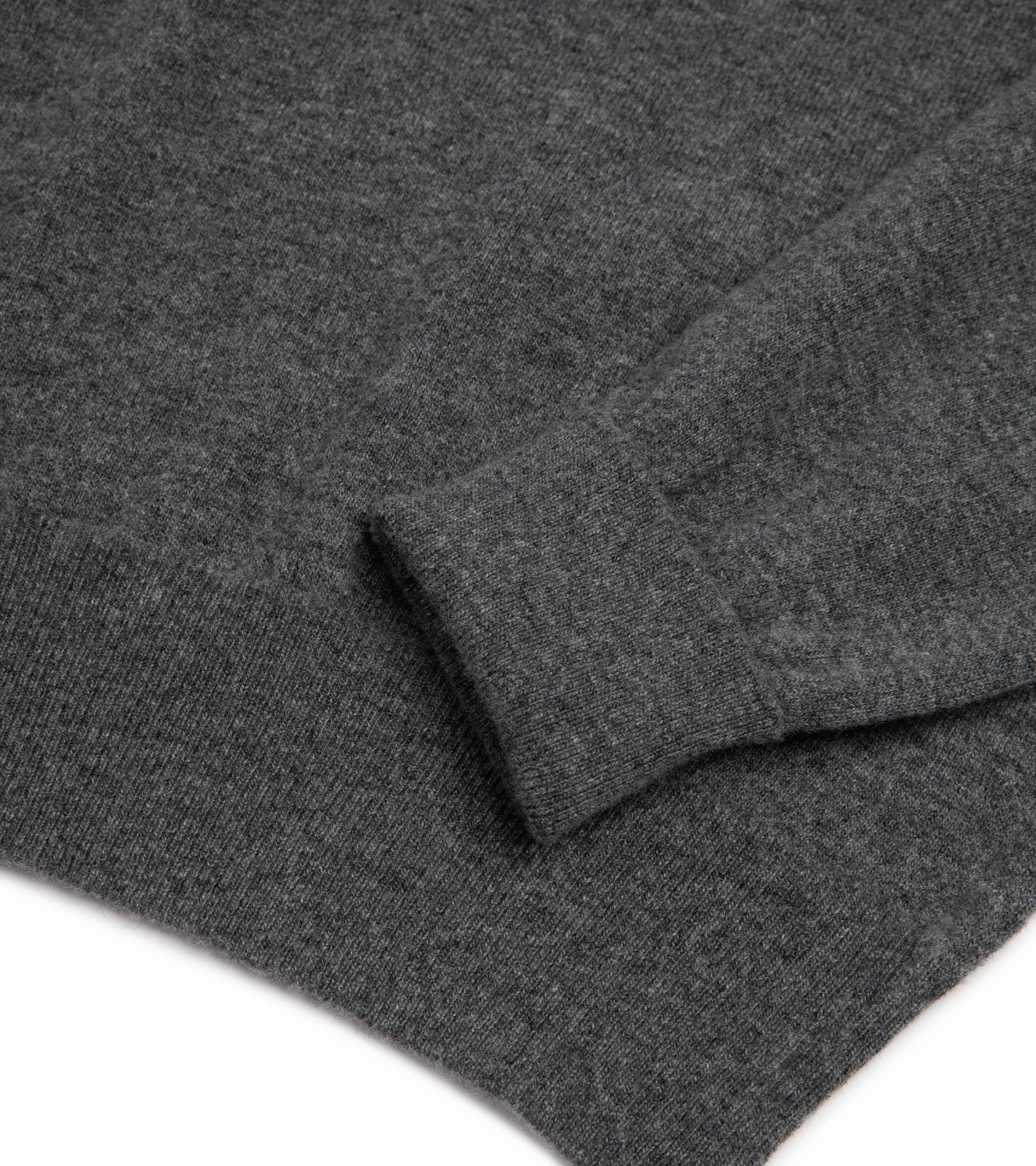 Trunk Walden Geelong Crew Neck Sweater: Grey Contrast Trim Accent