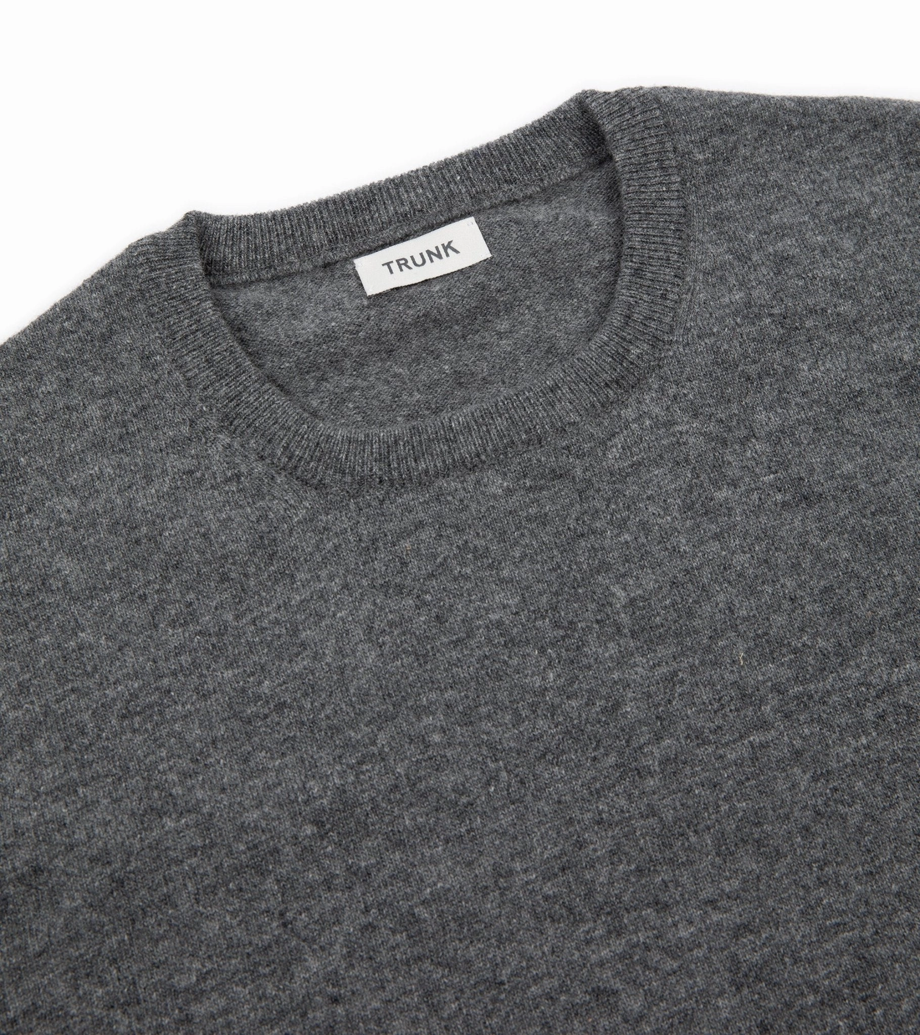 Trunk Walden Geelong Crew Neck Sweater: Grey Home Layer