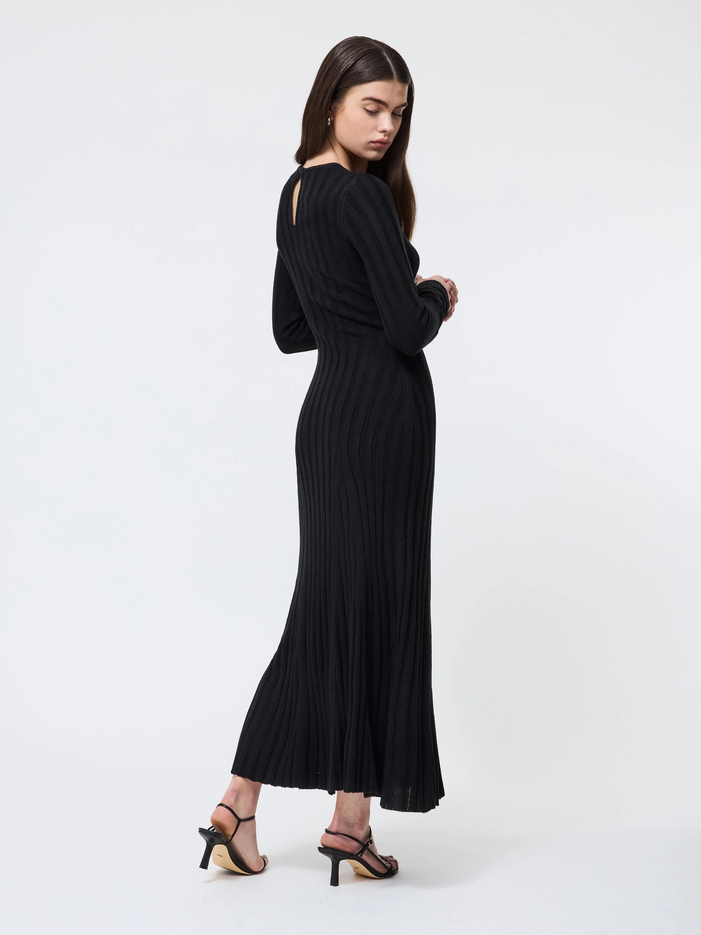 Comfy Detail Babysoft Long Sleeve Midi Dress