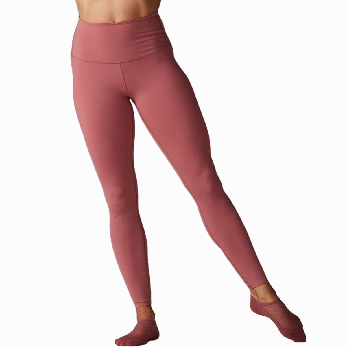 Squat Proof Summer Wear Skin Friendly Evening Walk Women's High Waisted Leggings