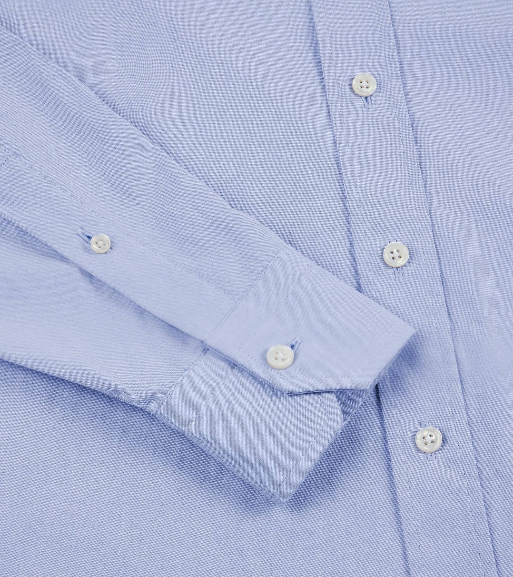 Durable Button Closures Morning Comfort Salvatore Piccolo Cotton Canvas Shirt: Light Blue